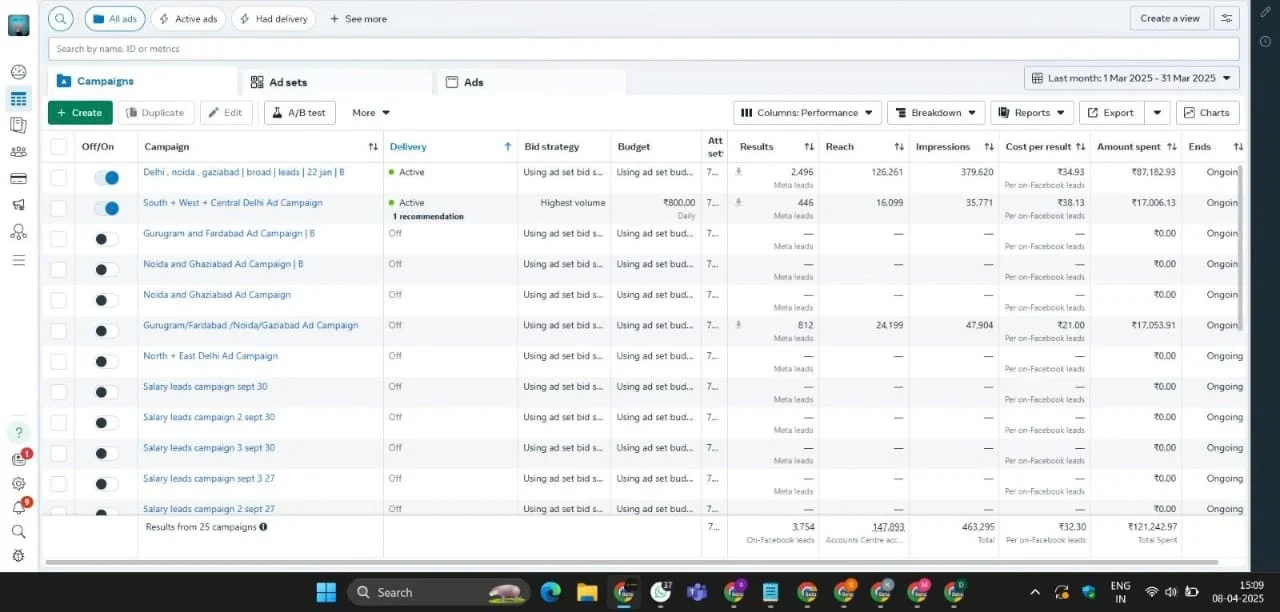 Client results screenshot 4